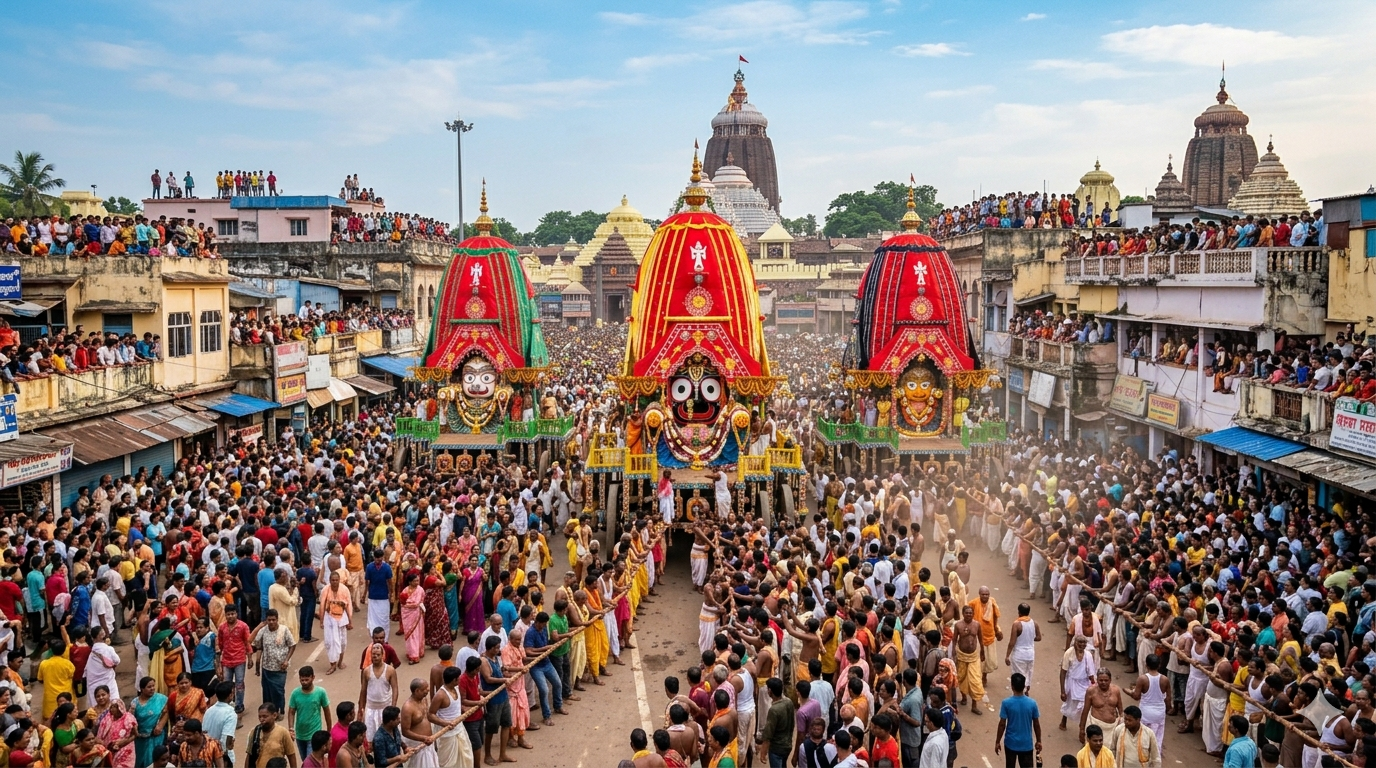 Jagannath chariot decoration