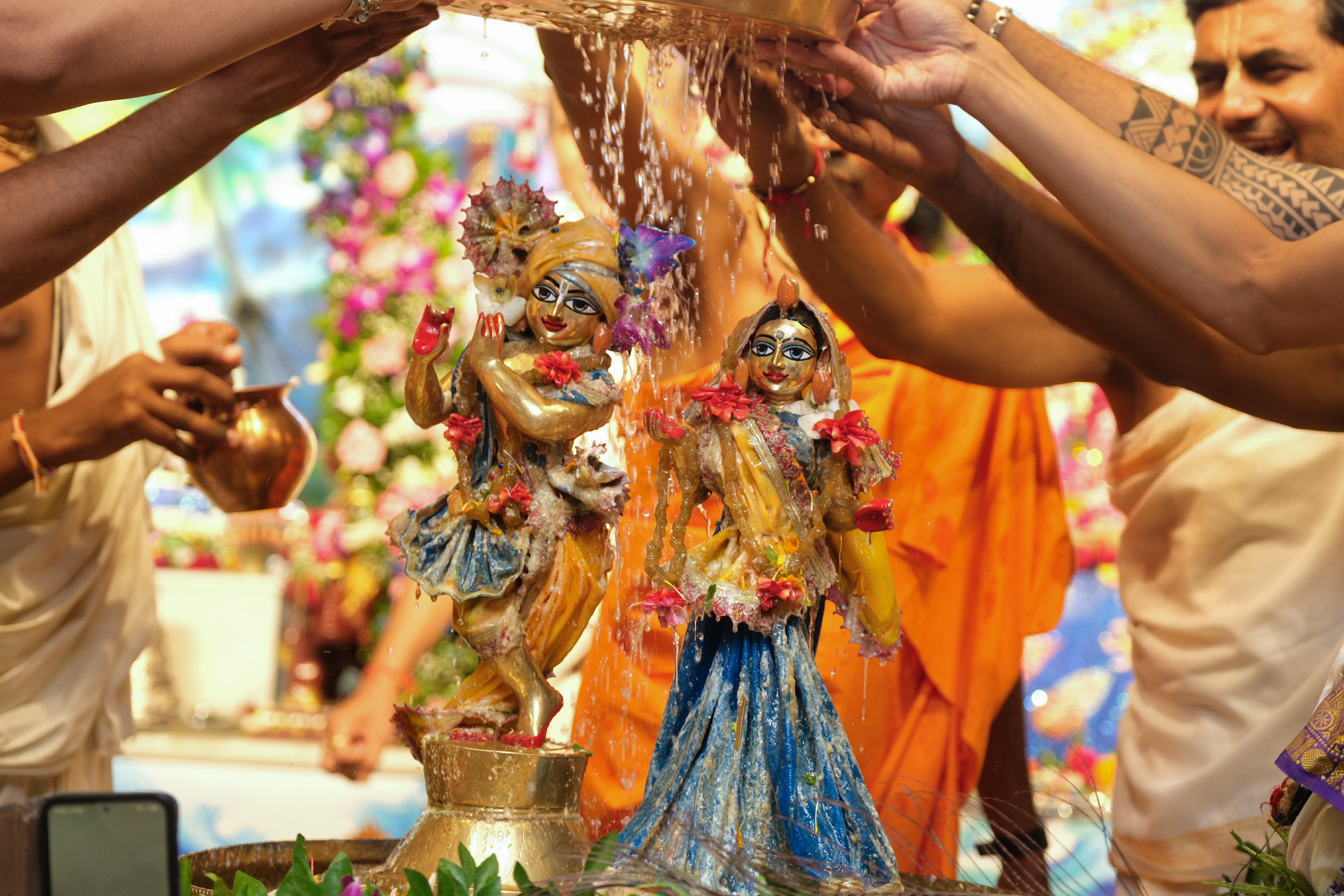 Abhishek ceremony
