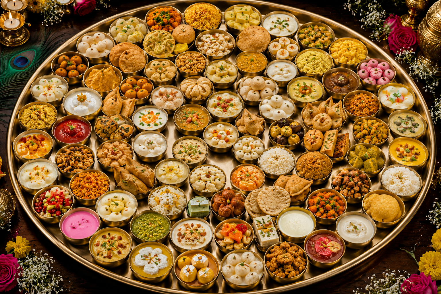 56 Maha Bhog Seva (Chappan Bhog)